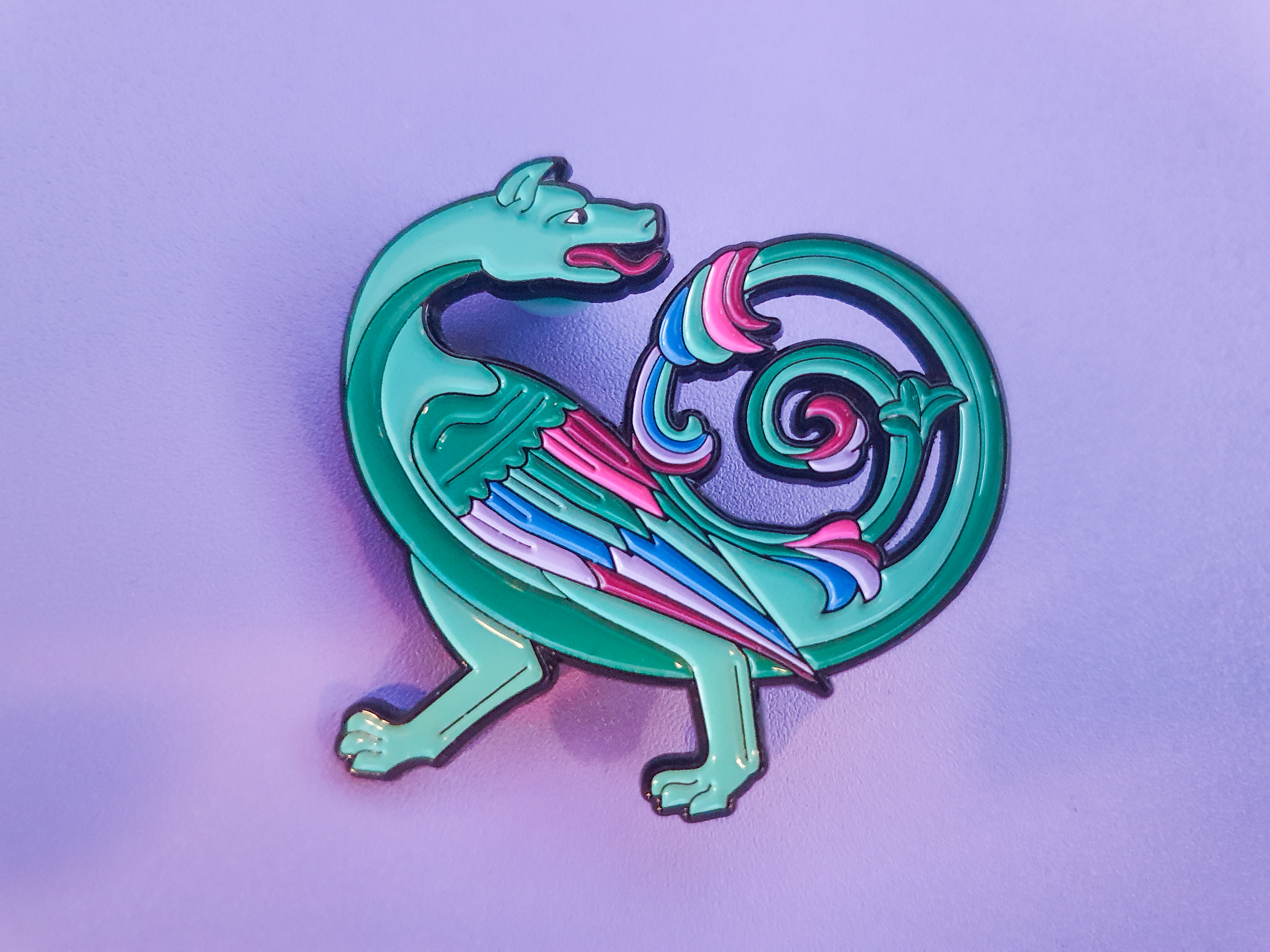 Dragon pin