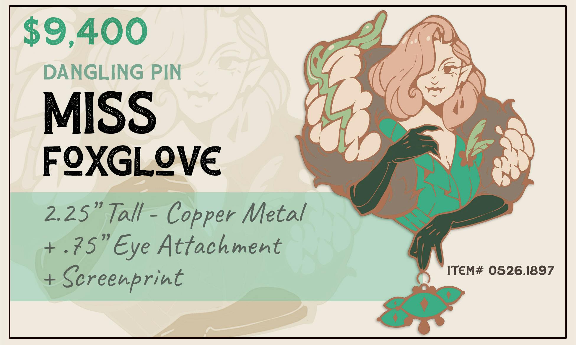 Miss Foxglove Unlocked!