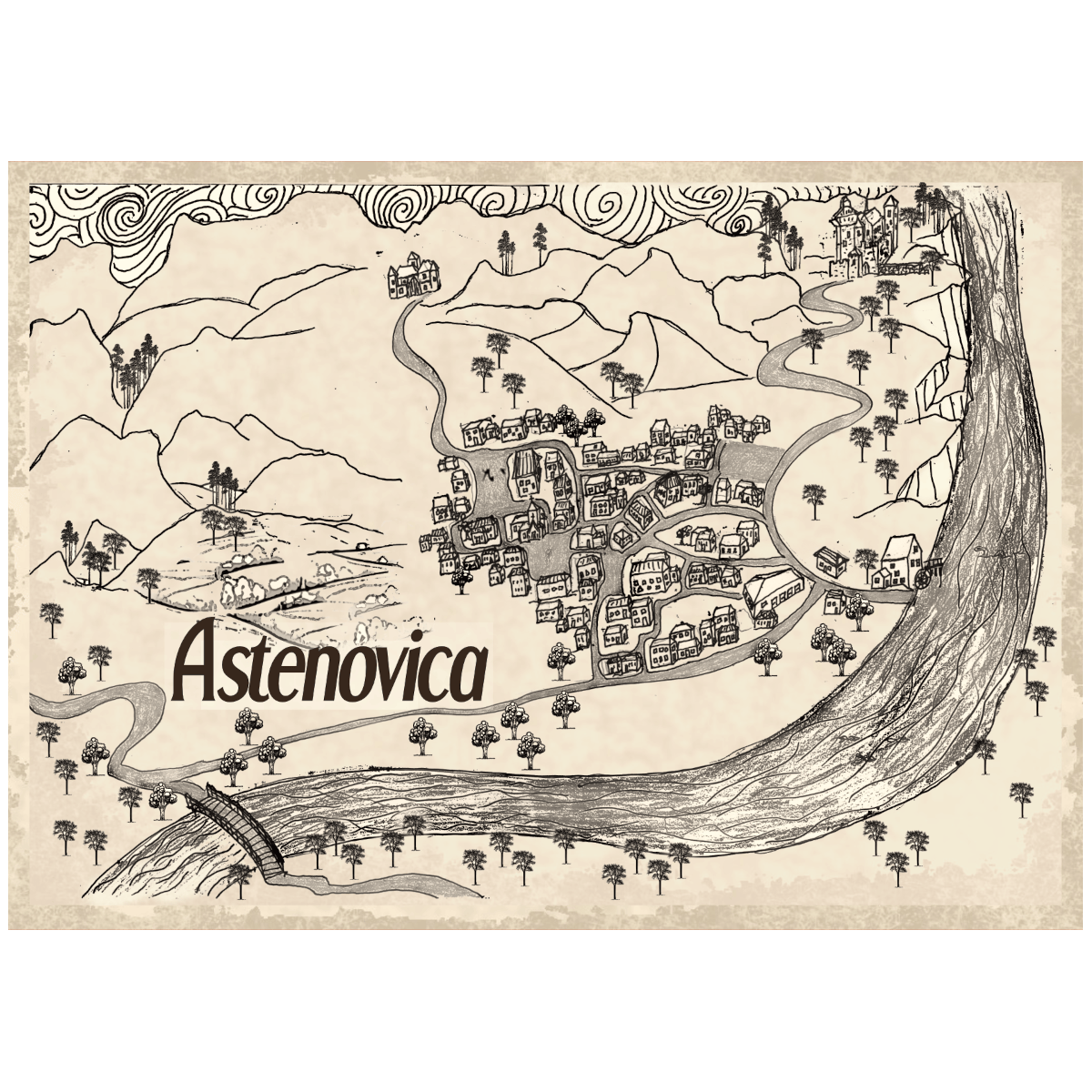 Astenovica Postcard