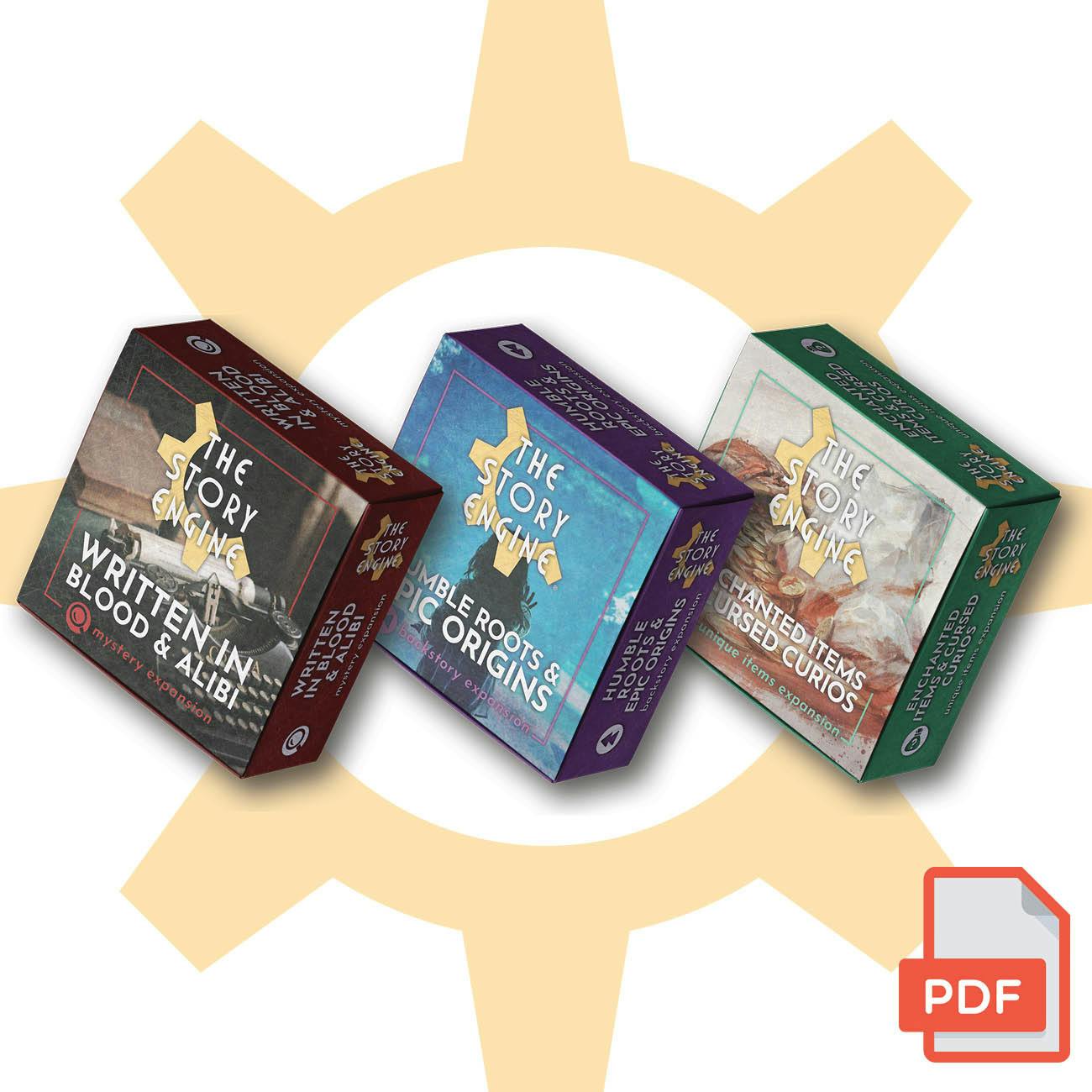 PDF "Curio" Story Expansion Set - THE STORY ENGINE DECK