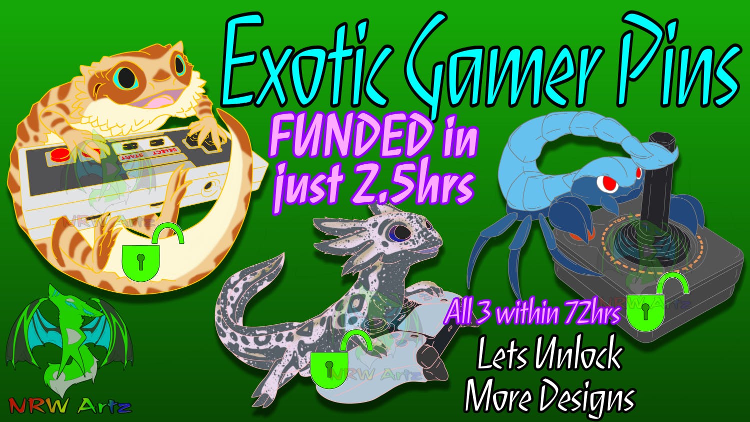 Exotic Gamer Mega Pins