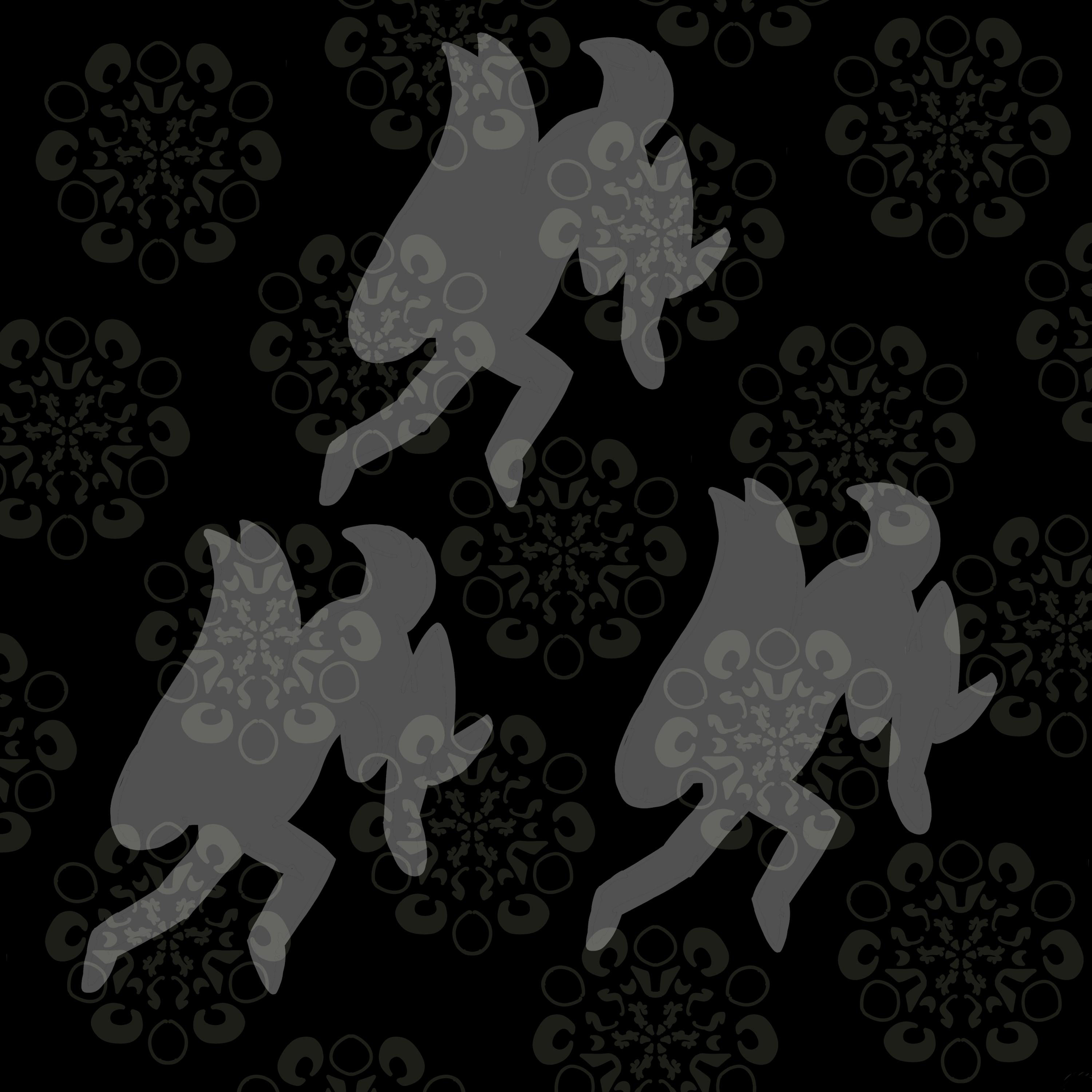 Three Clear Backed Stickers