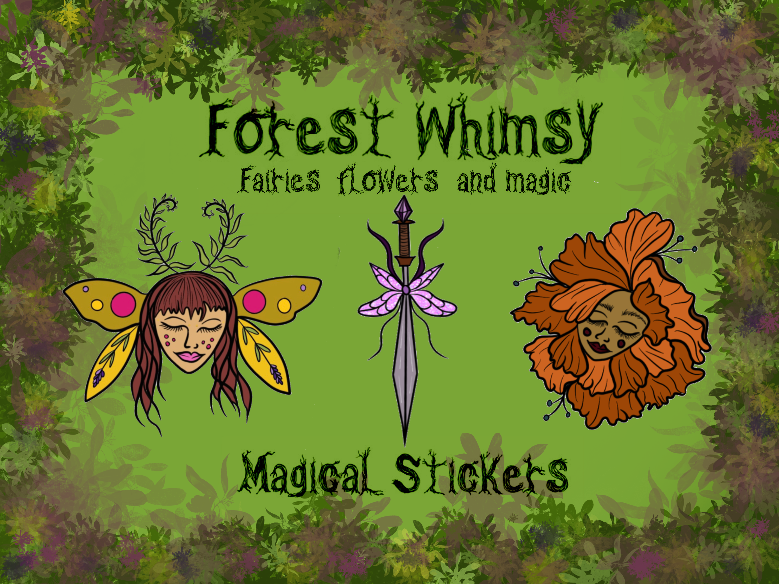 Forest Whimsy- Magical Stickers
