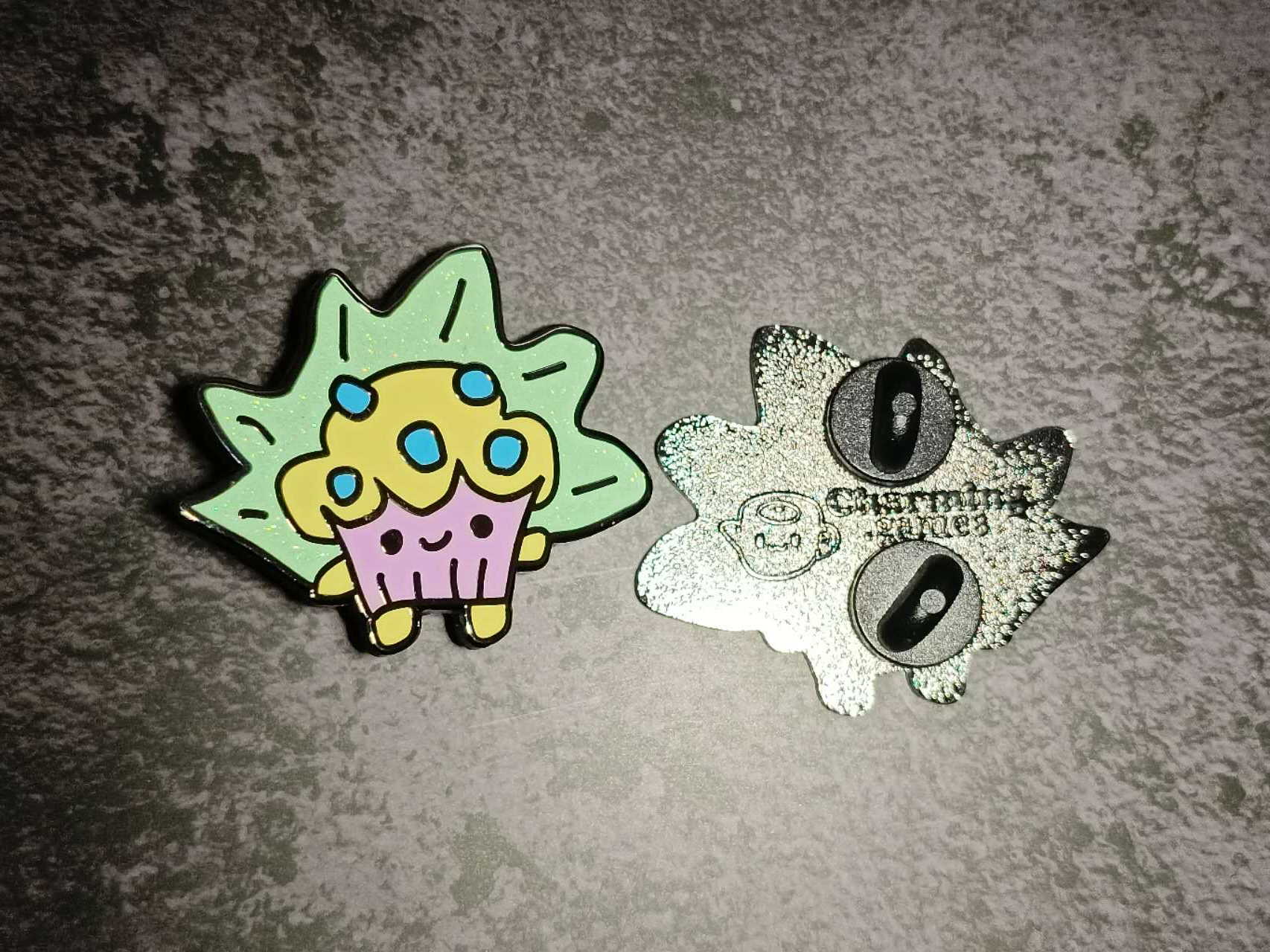 Vegan Blueberry Muffin Pin