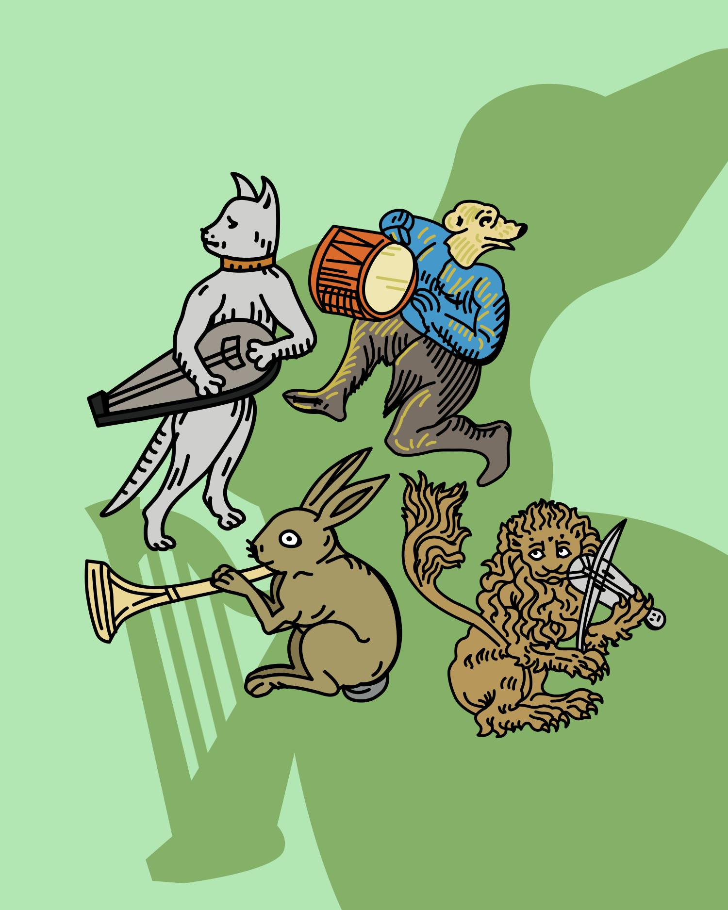 📍THE QUARTET (4 Pins)