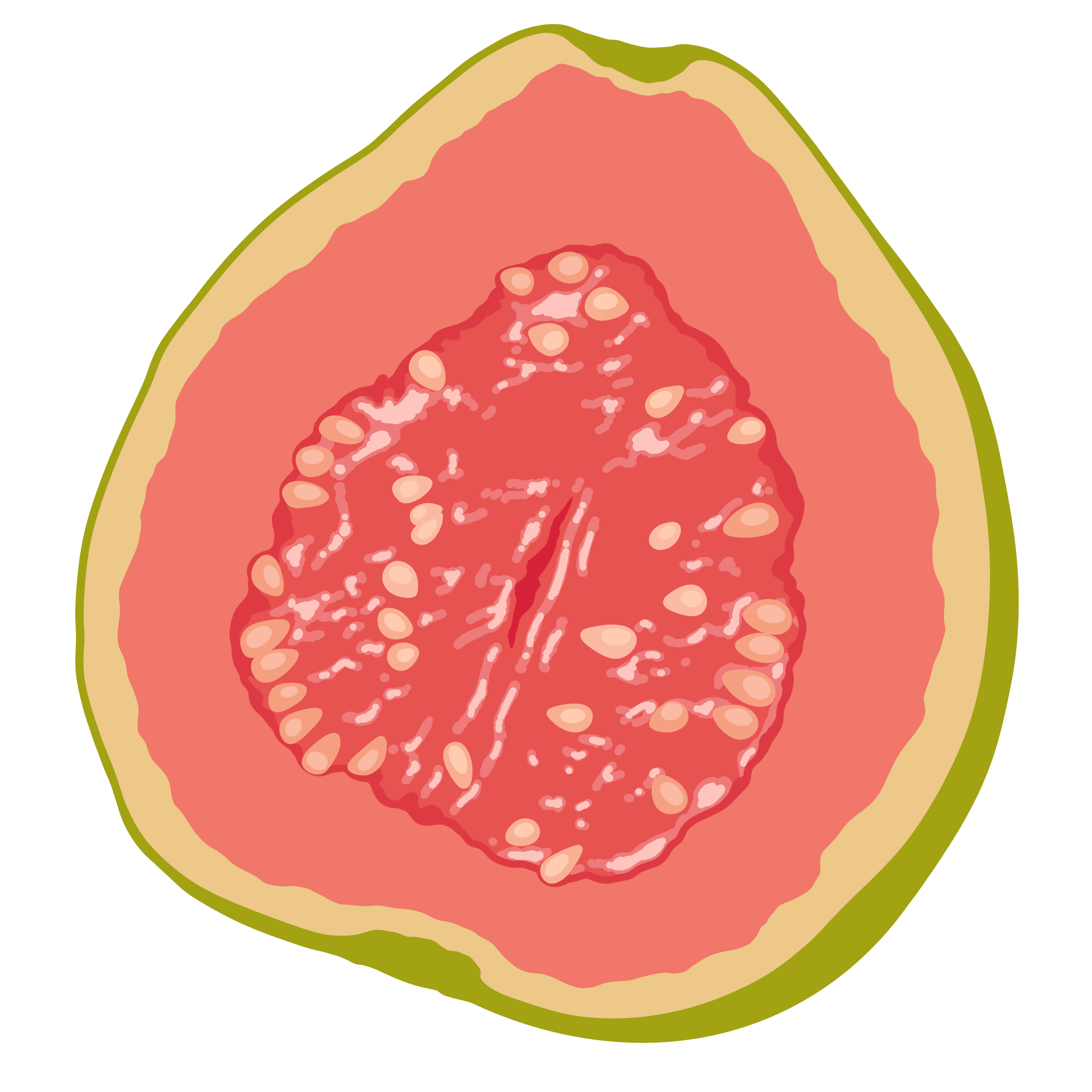Pocket Fruit Tote Bag