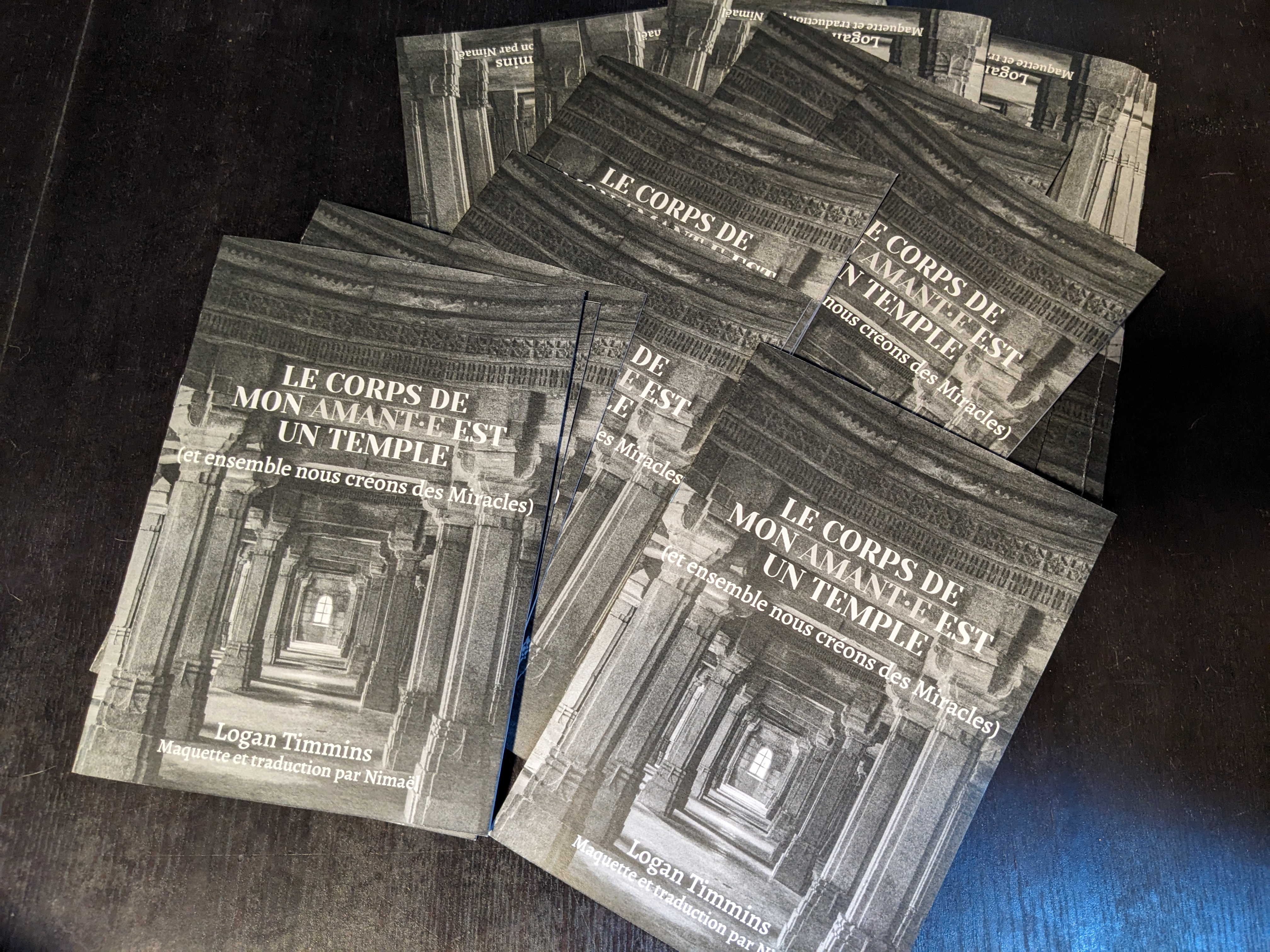 [Physical book] My Lover's Body is a Temple (EN/FR)