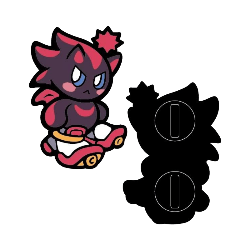 SHADOW CHAO ENAMEL PIN