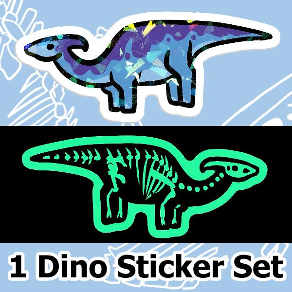 2.5" Dino Sticker Set 