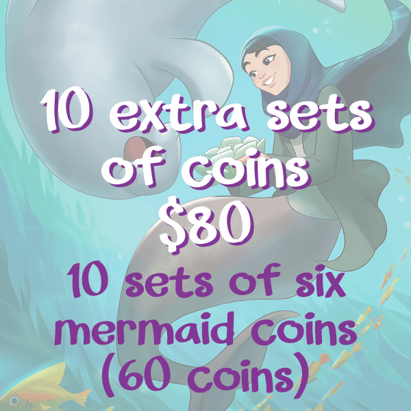 10 extra sets of Fish Out of Water coins
