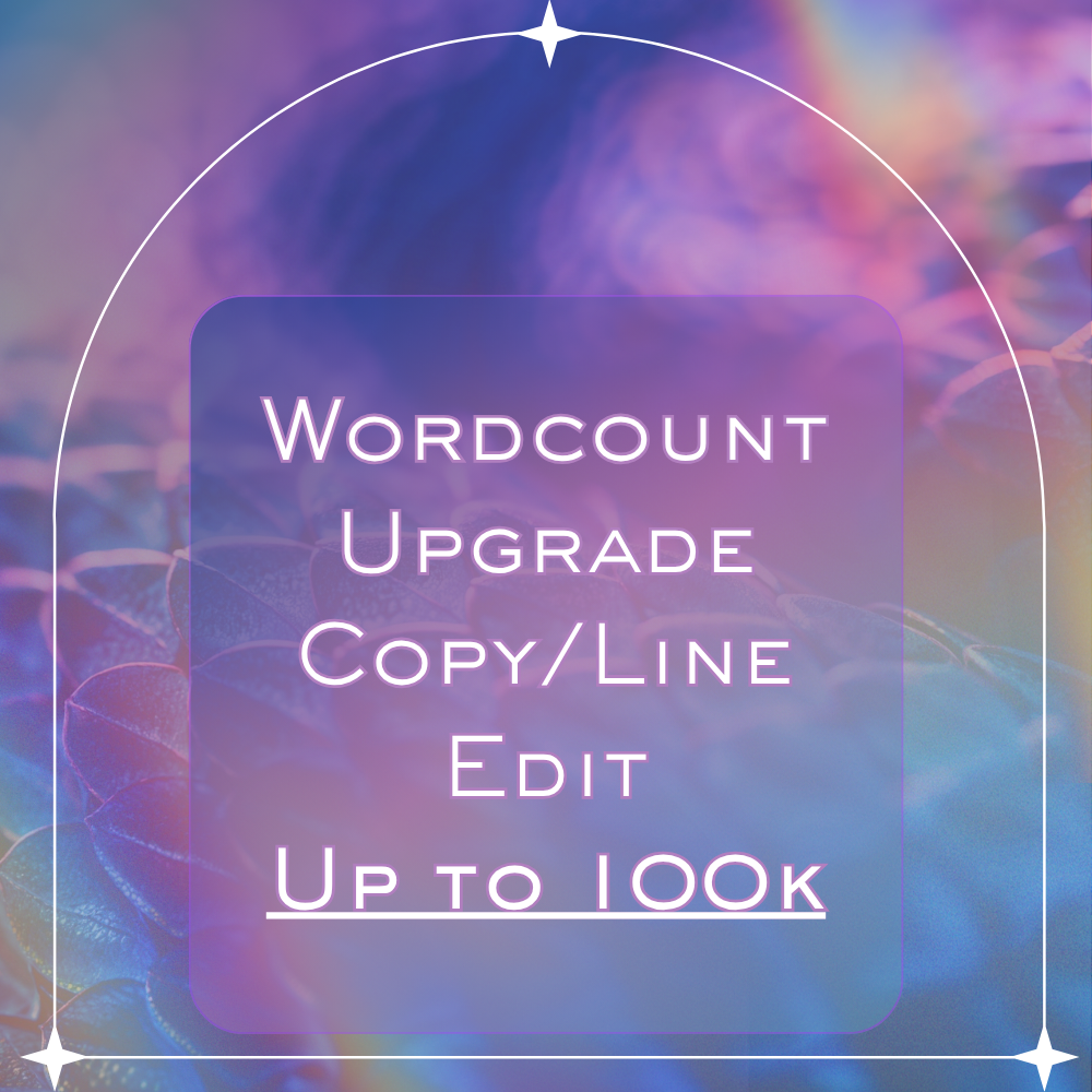 Wordcount Upgrade Copy/Line Edit: Up to 100k
