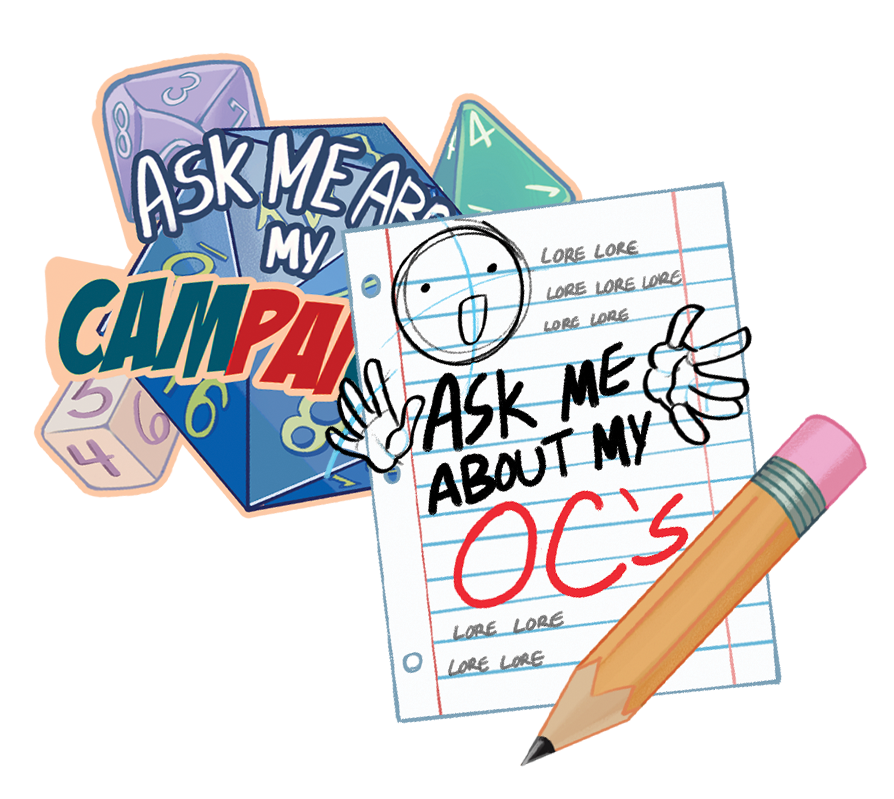 "Ask Me About..." Acrylic Charm Set