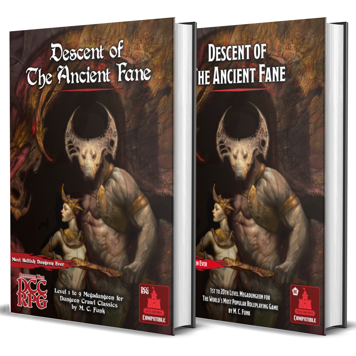 PRINT+PDF Bundle - Descent of the Ancient Fane (D&D 5e+DCC)