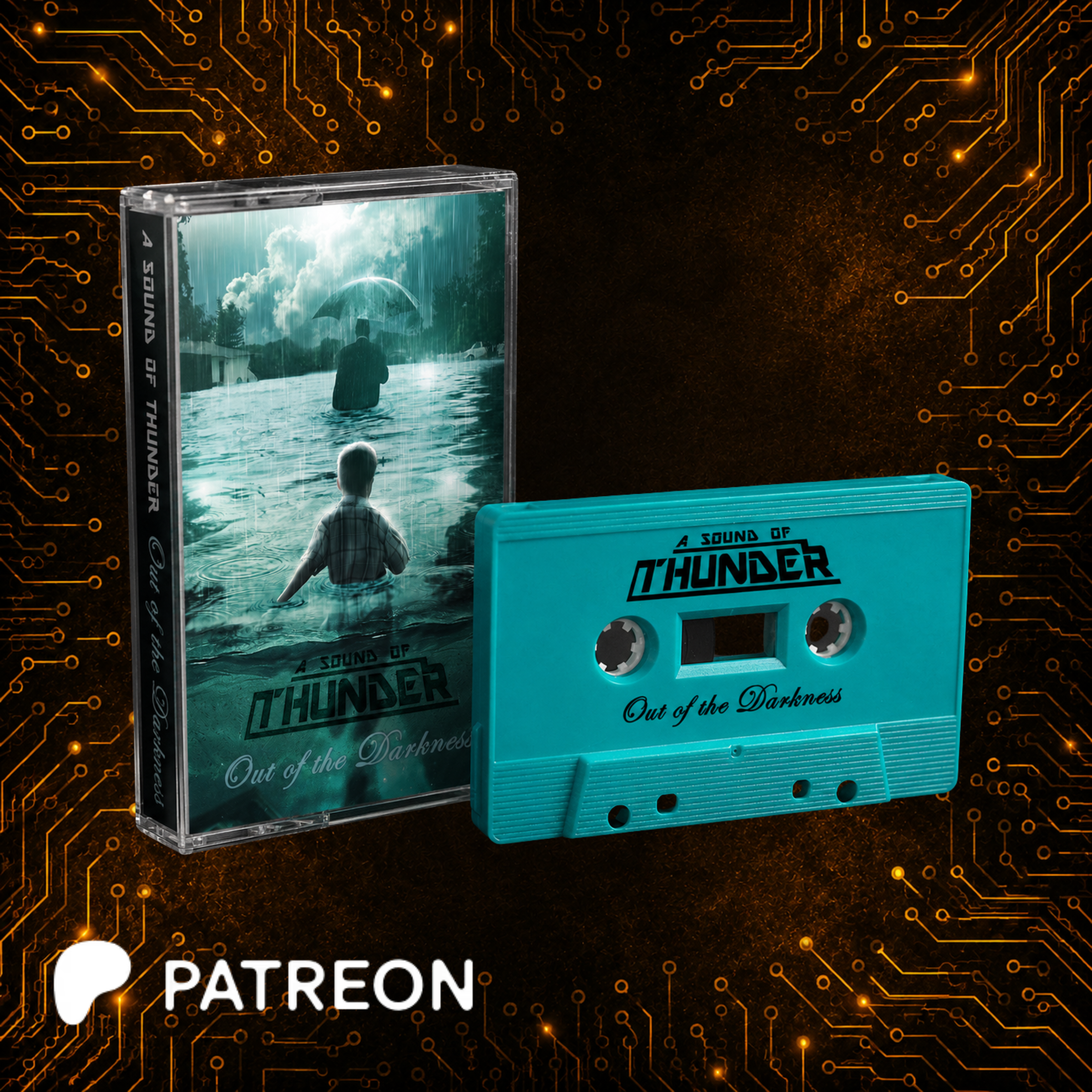 Out of the Darkness Limited Edition Cassette Tape (Sea Blue)
