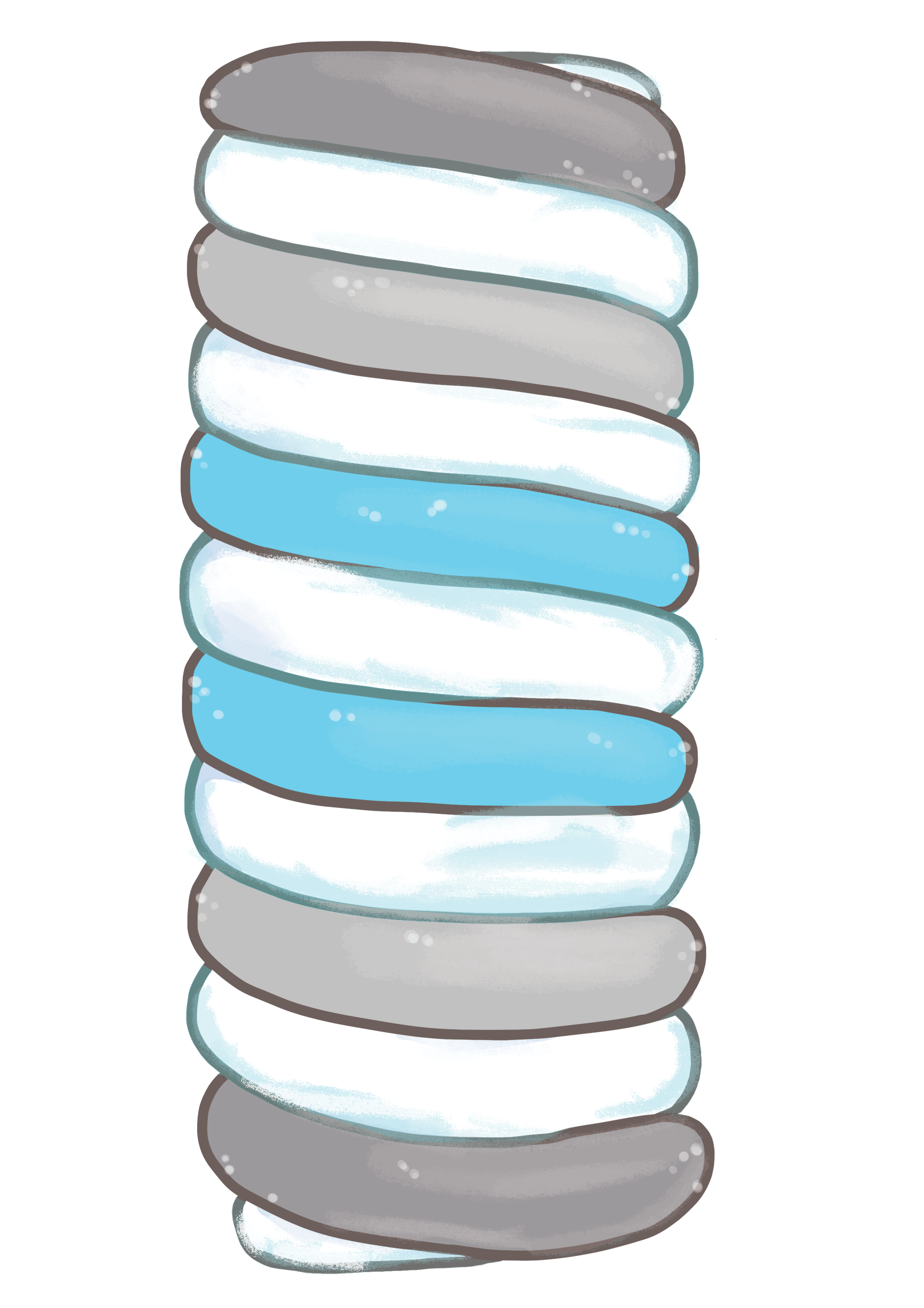 Demiboy Lolly Keychain