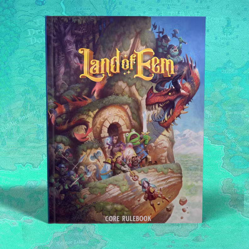Land of Eem Core Rulebook - Hardcover Book + PDF (Included in Deluxe Box Set)