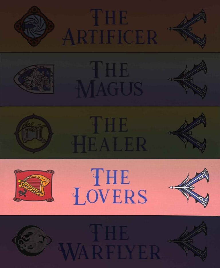 Valdemar - Bookmark – Lovers, Red