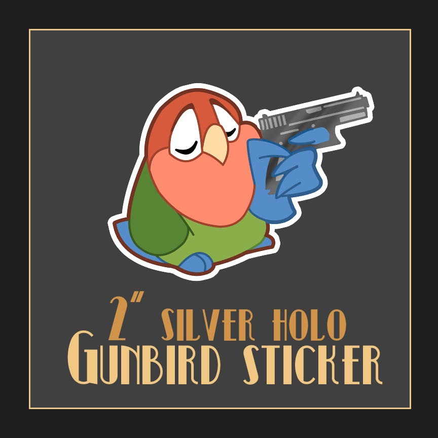 2" GUNBIRD STICKER