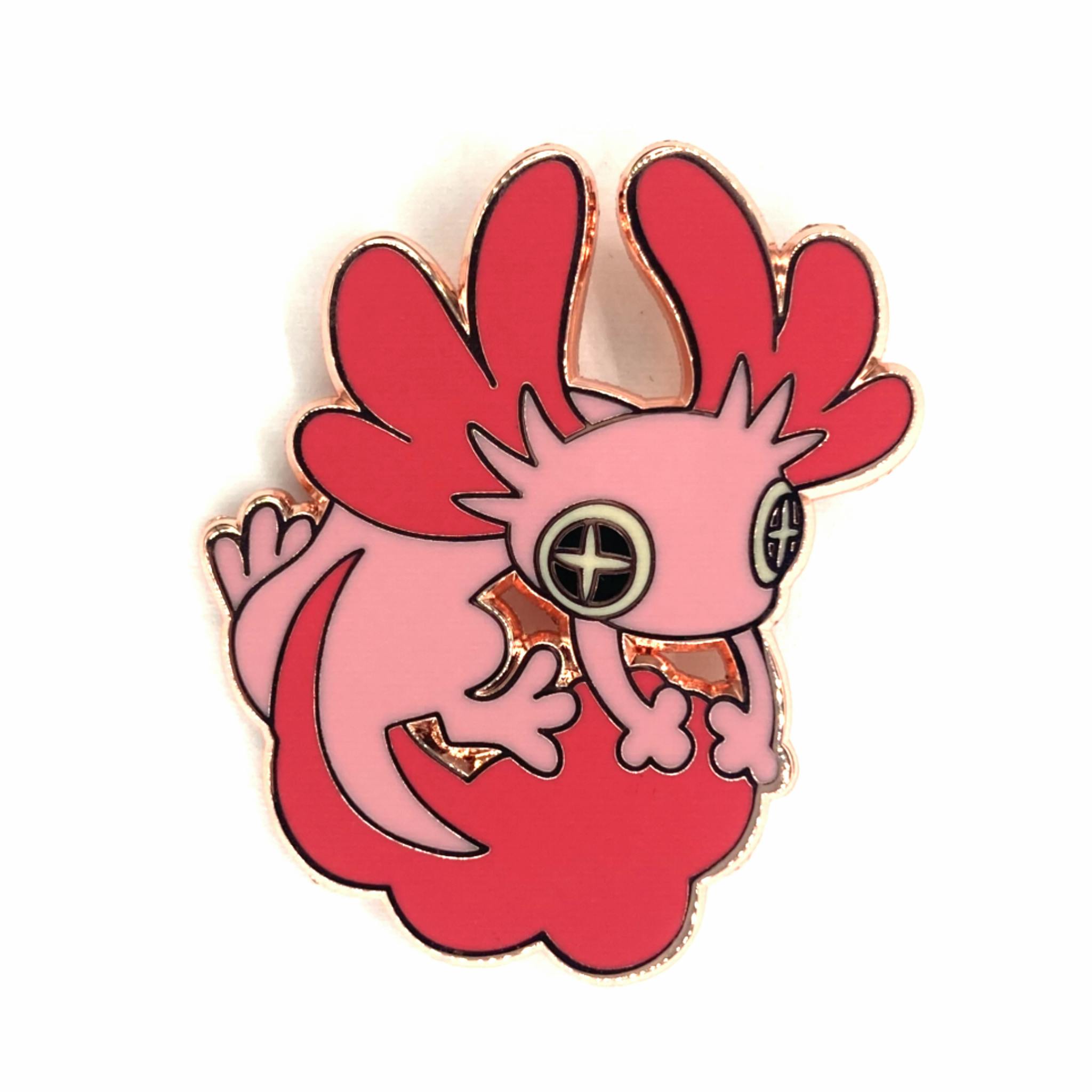 Axolotl tail grab Pin