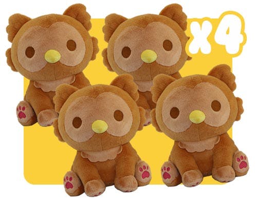 Four (4) Owlbear Plush