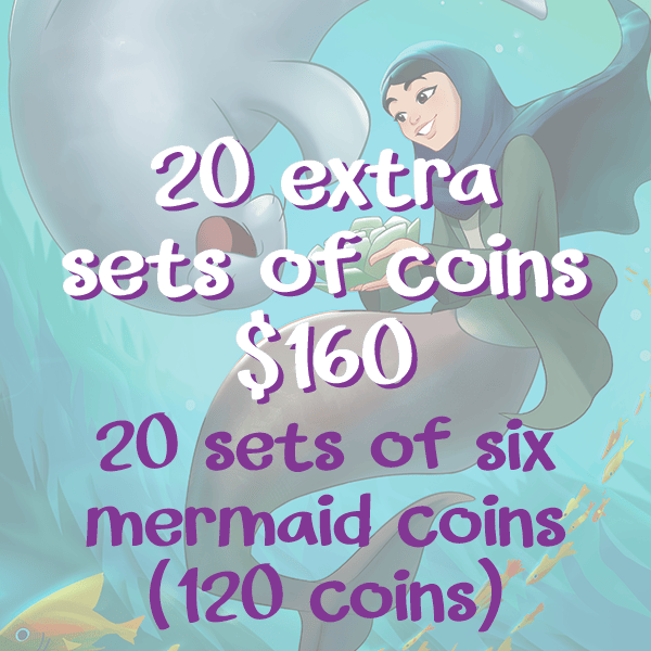20 extra sets of Fish Out of Water coins