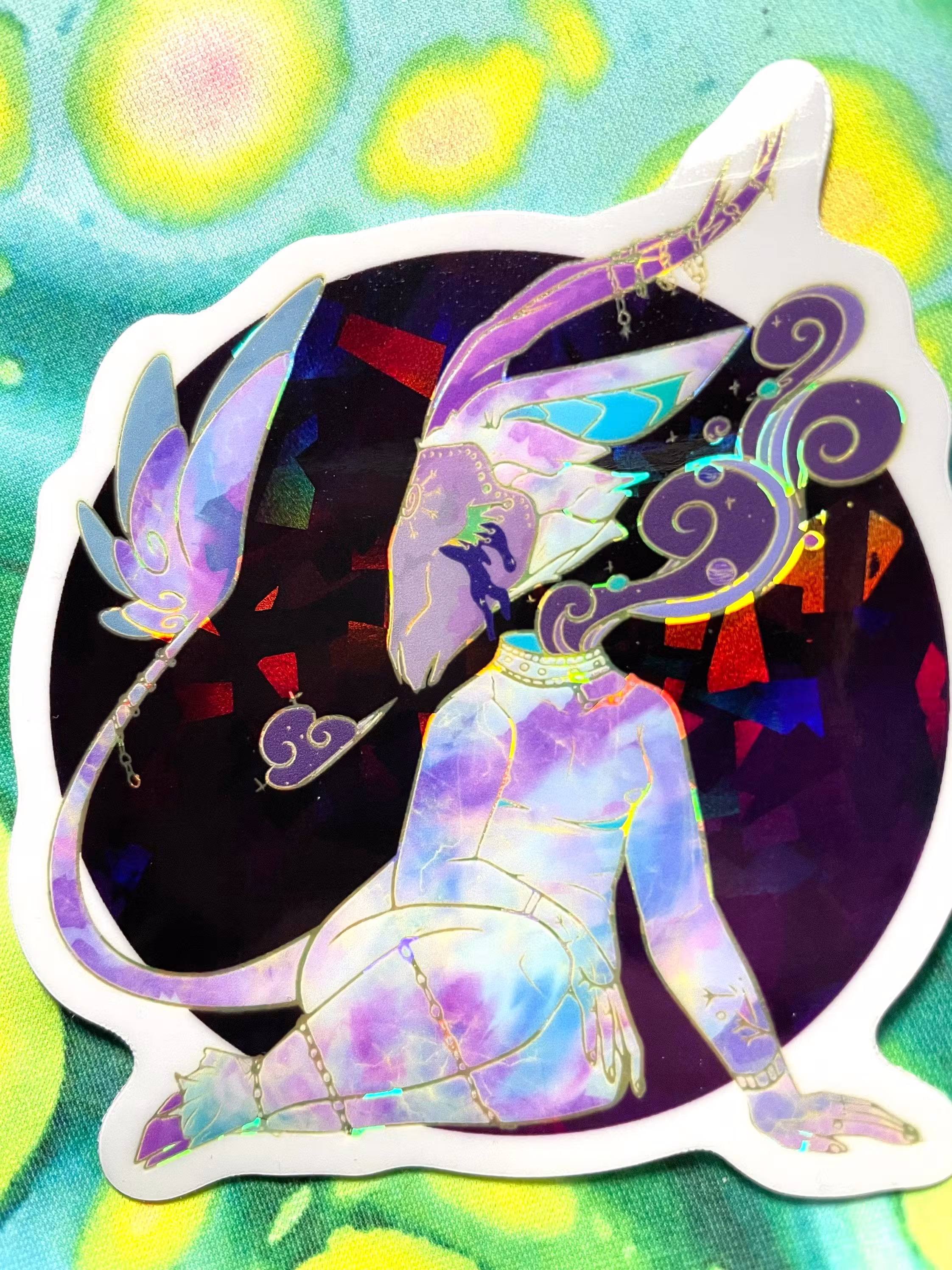 Filled with stars holo stickers