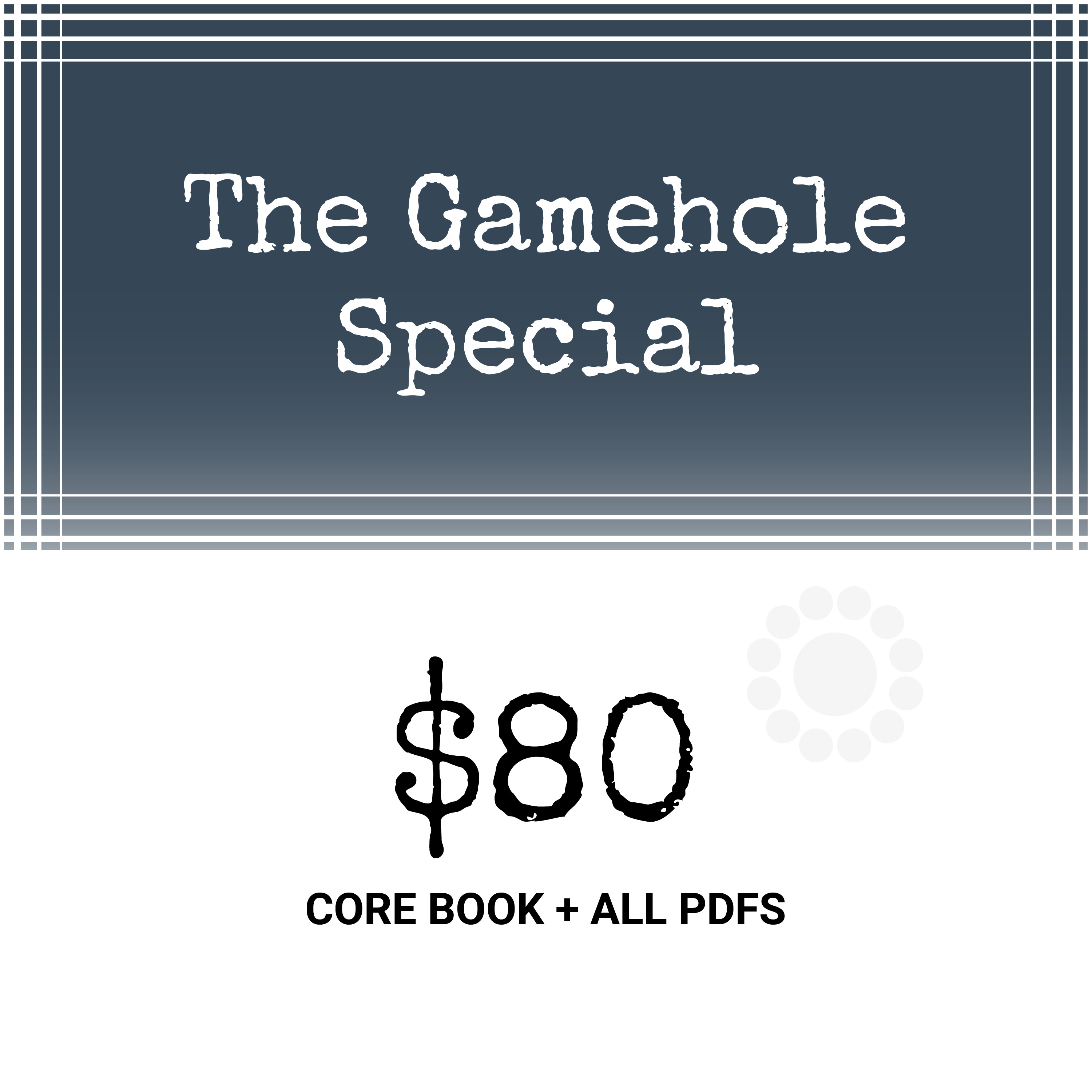 Because of that awesome Gamehole Group!