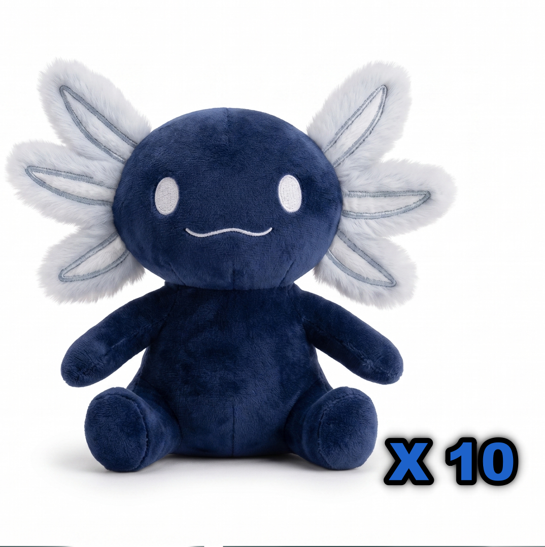 10 Galaxy Axolotl Plushies