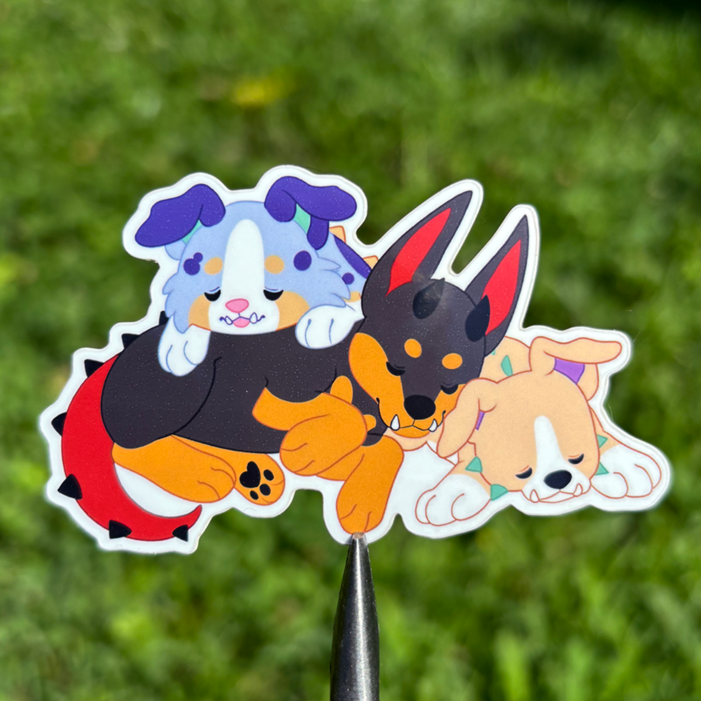 STICKER: Puppypile (Series 1)