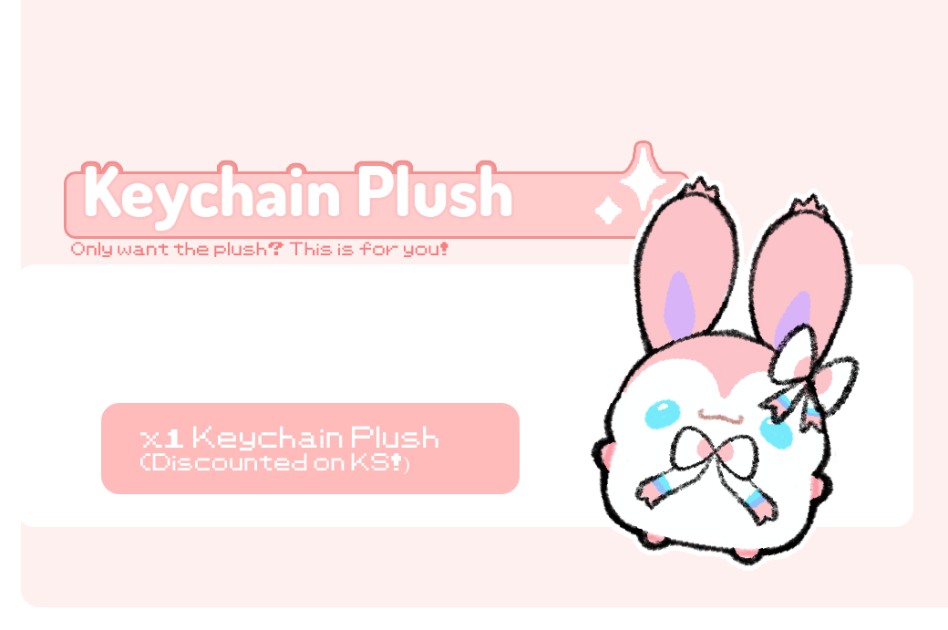 Keychain Plush Only!
