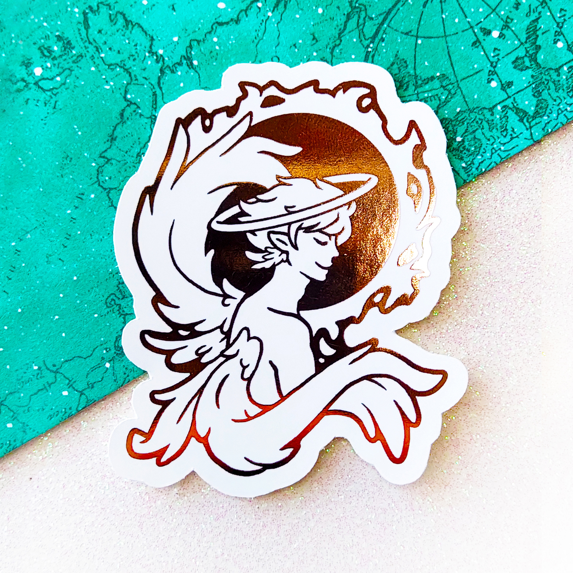 "Angel of the Sun" - Foil Sticker