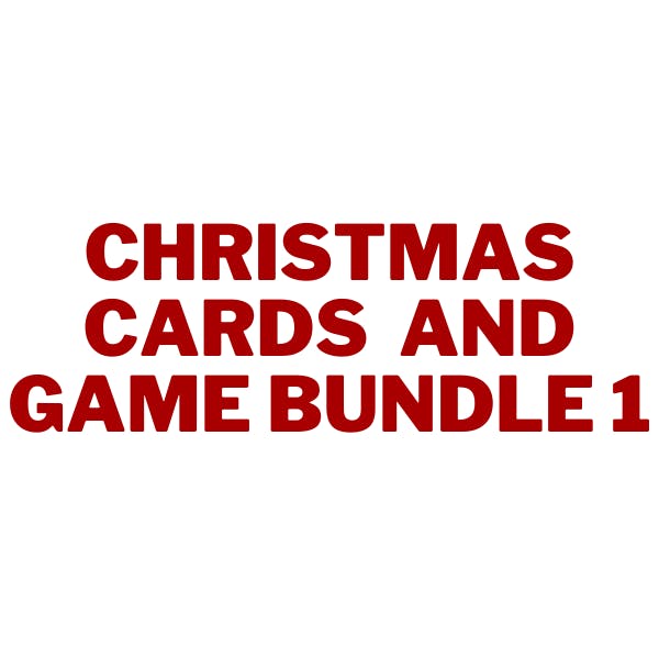 Christmas Cards and Game Bundle 1