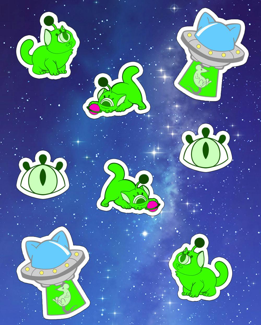 Purrkind Trio Sticker Sheet