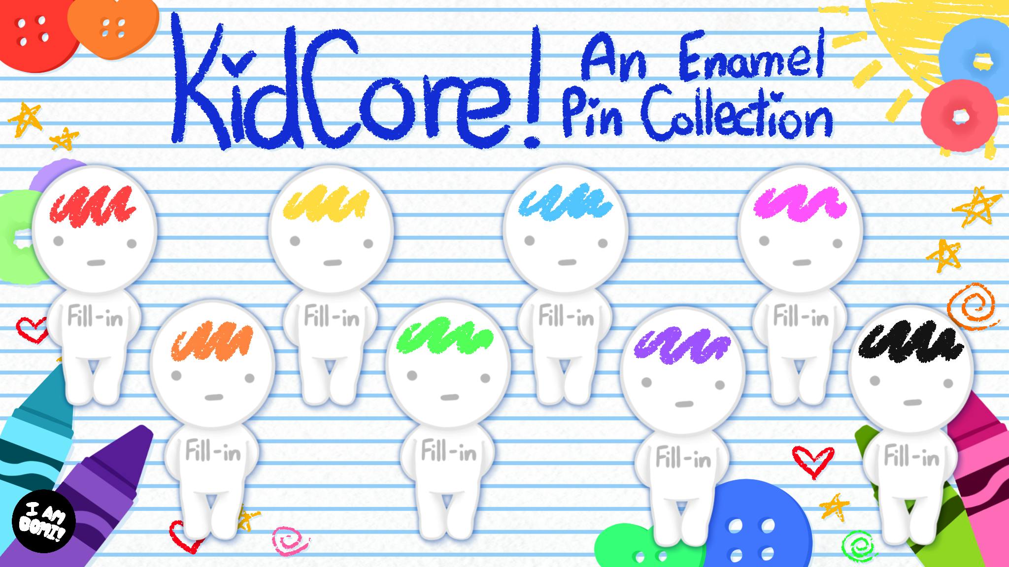 KidCore! - An Enamel Pin Collection