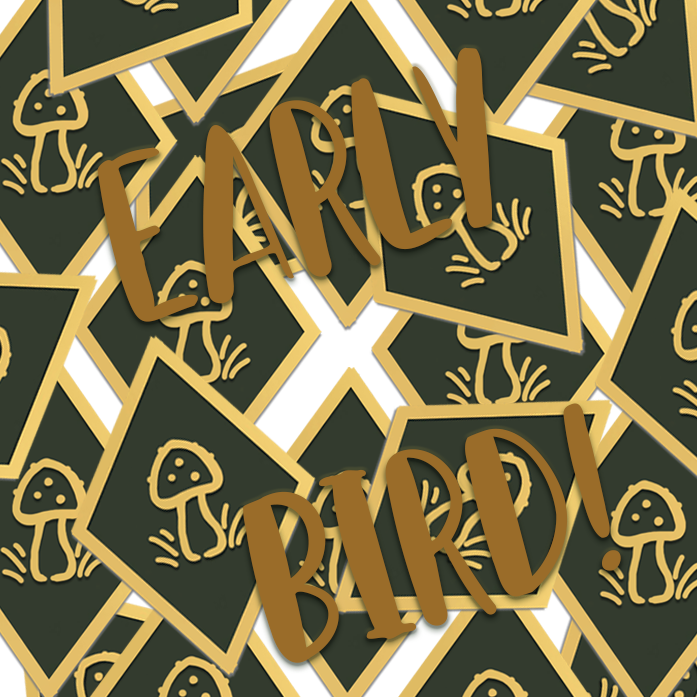 All-in! 6x Pins, stickers and prints [Early Bird]