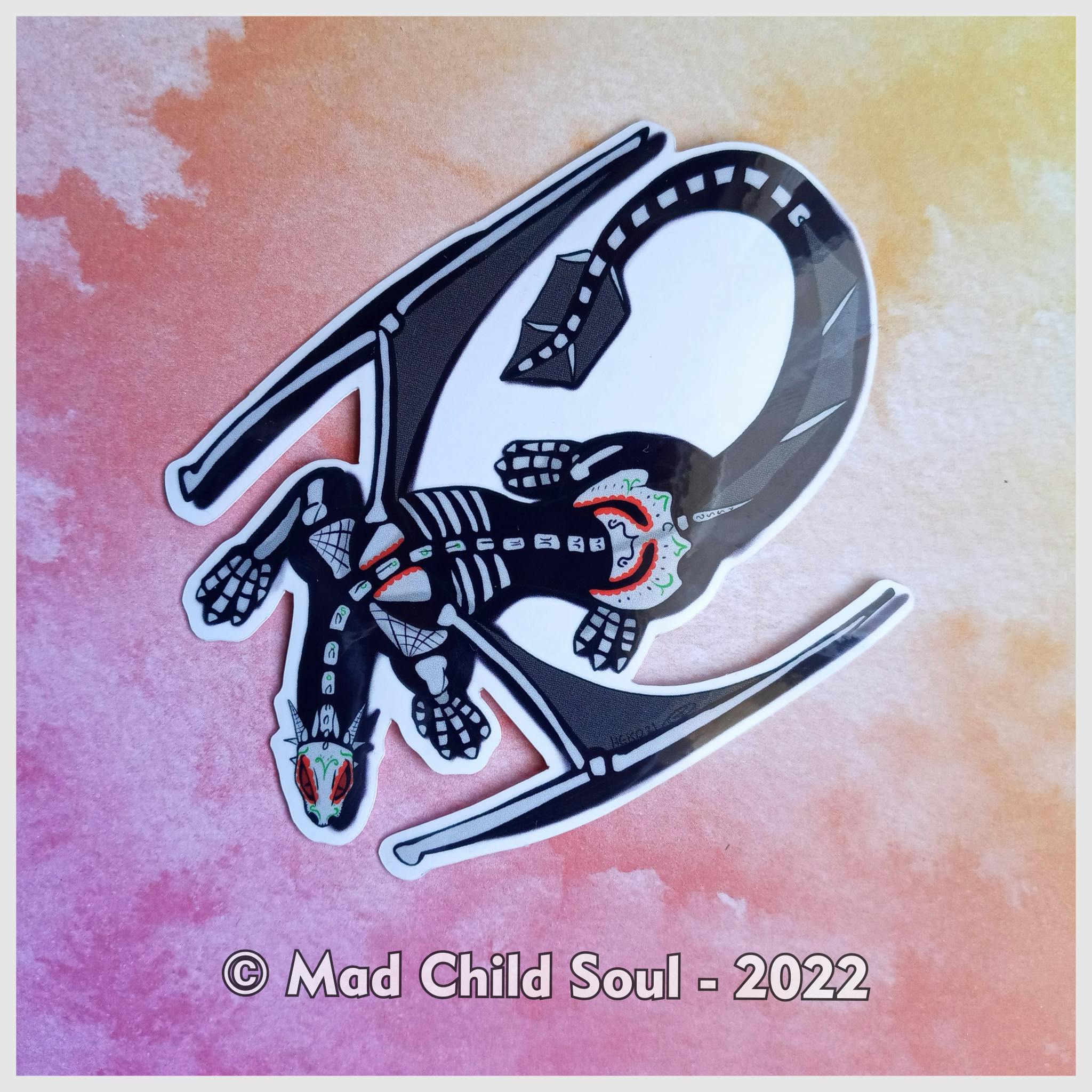 1x Sticker Heko's Skeleton