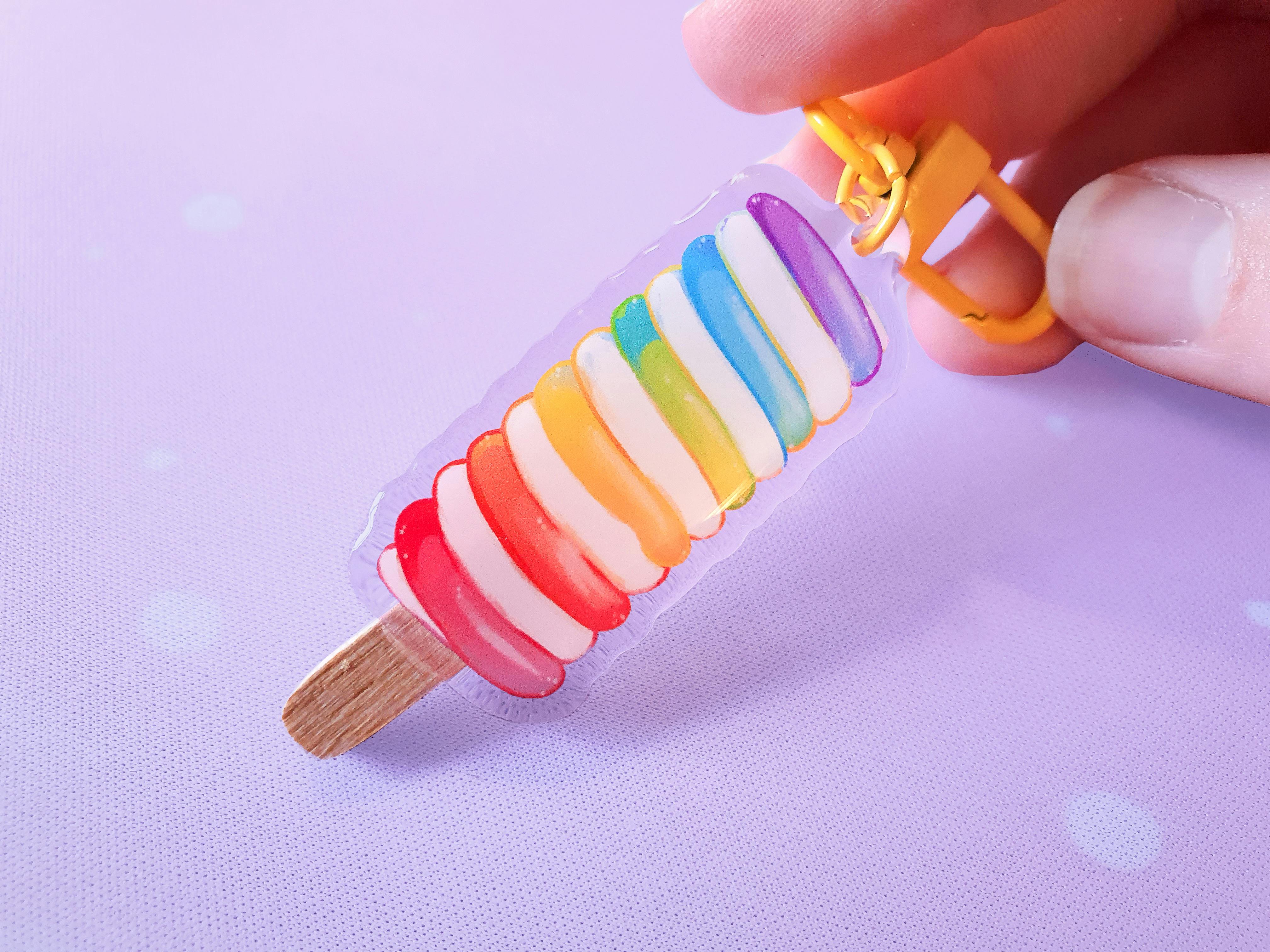 LGBTQIA+ Lolly Keychain