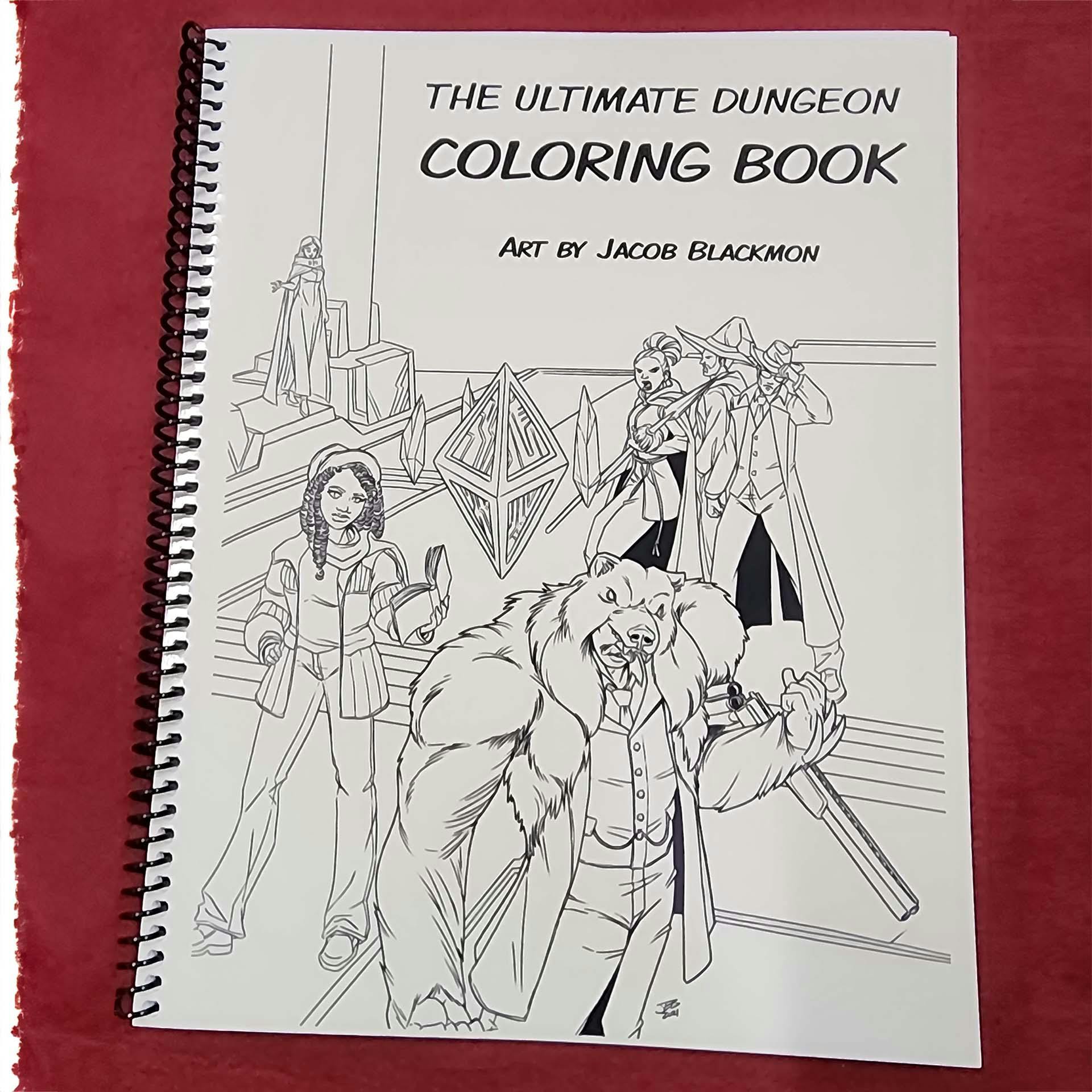 Ultimate Dungeon Coloring Book