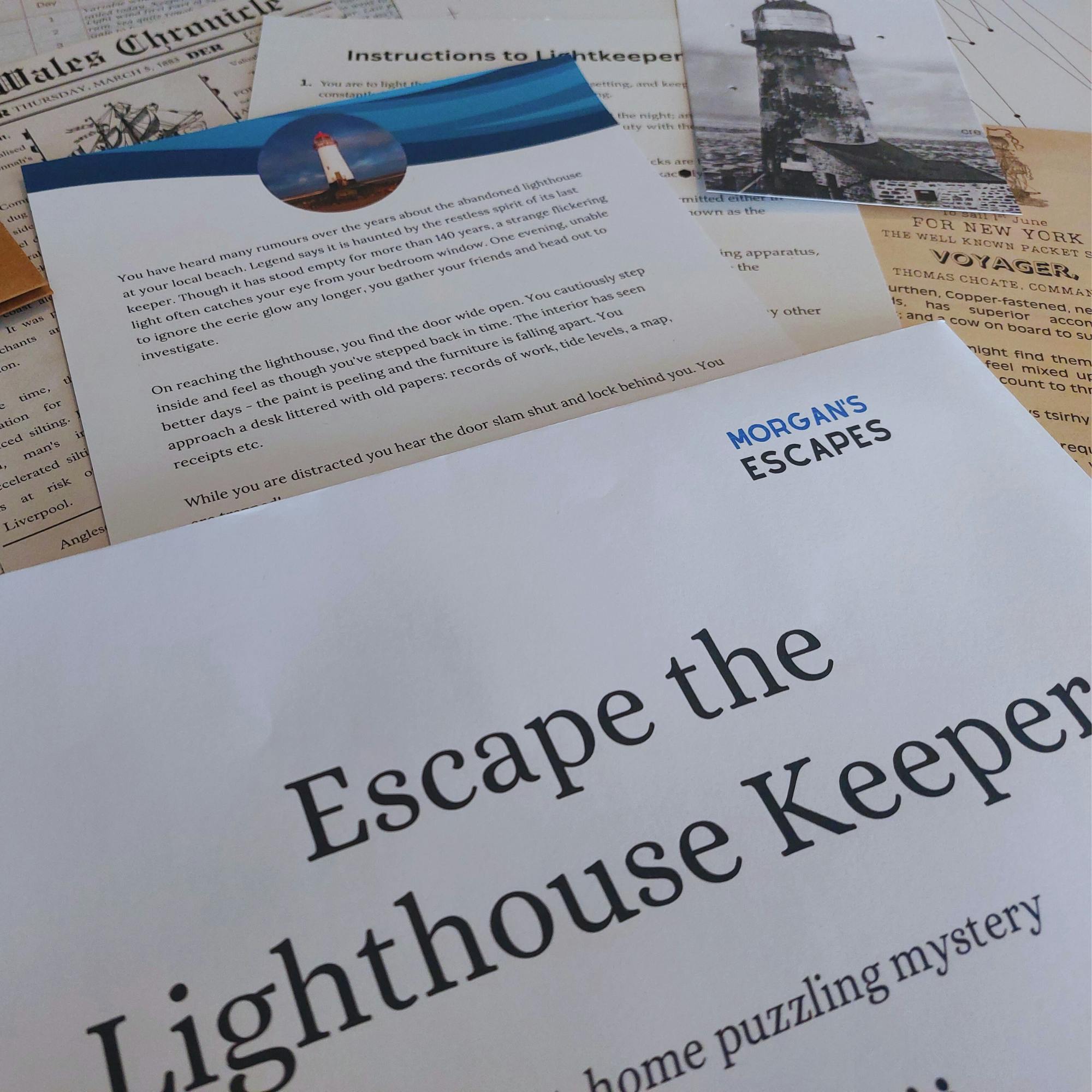 Offer 1 - Escape the Lighthouse Keeper plus two mini games