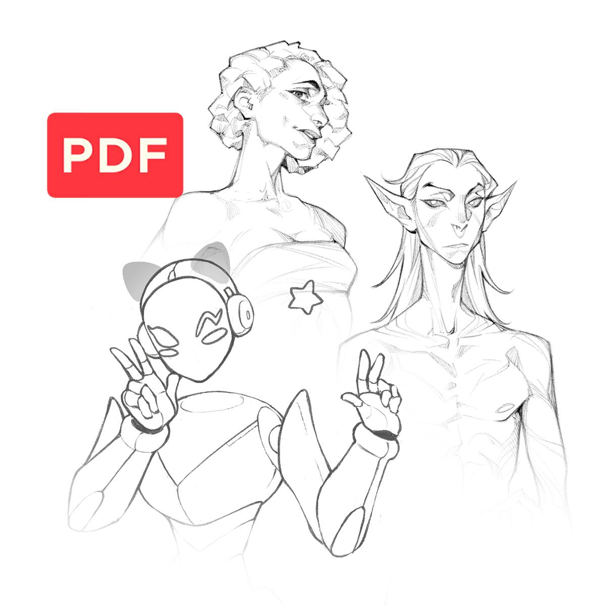 10 Fanarts: Free Digital Artbook