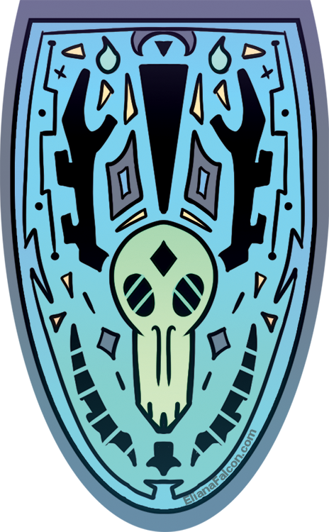 Kaldeeriq Shield Sticker
