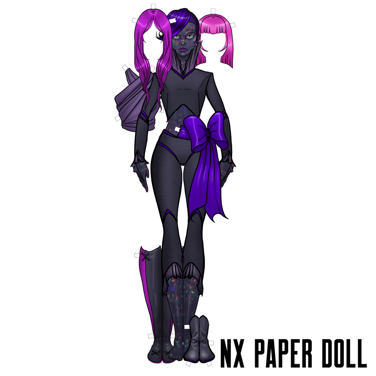 Inix Paper Doll / Bookmark