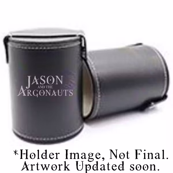 Custom Leather Dice Storage Container