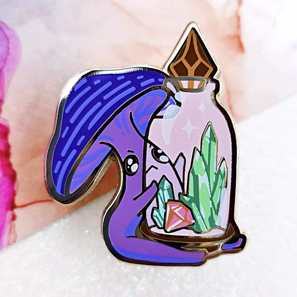 "Crystal Connoisseur" Enamel Pin