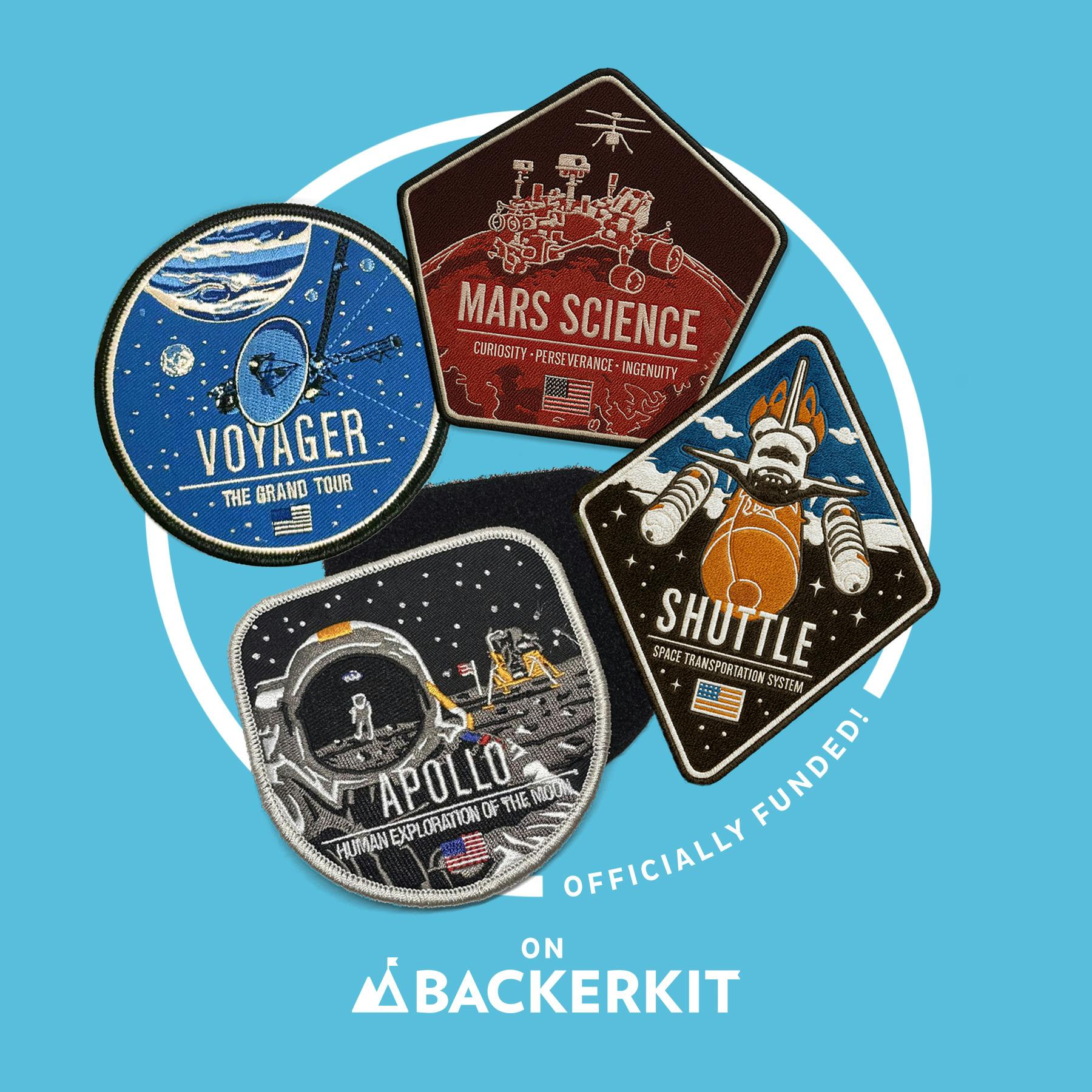 The Essential Four Mission Patches