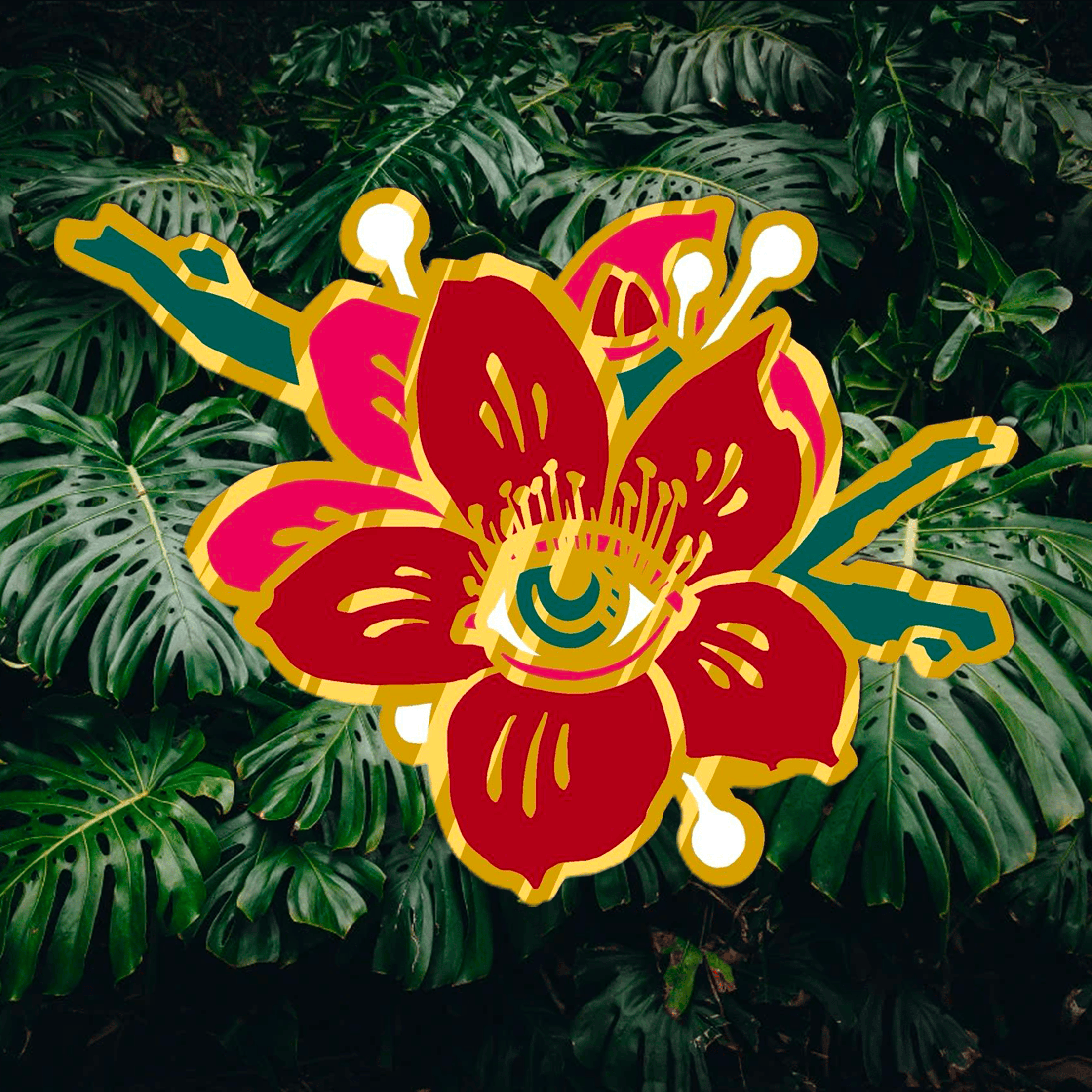Kapok Bloom - The Roots of Soledad enamel pin
