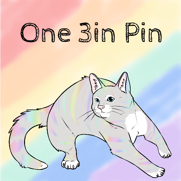 one 3in pin