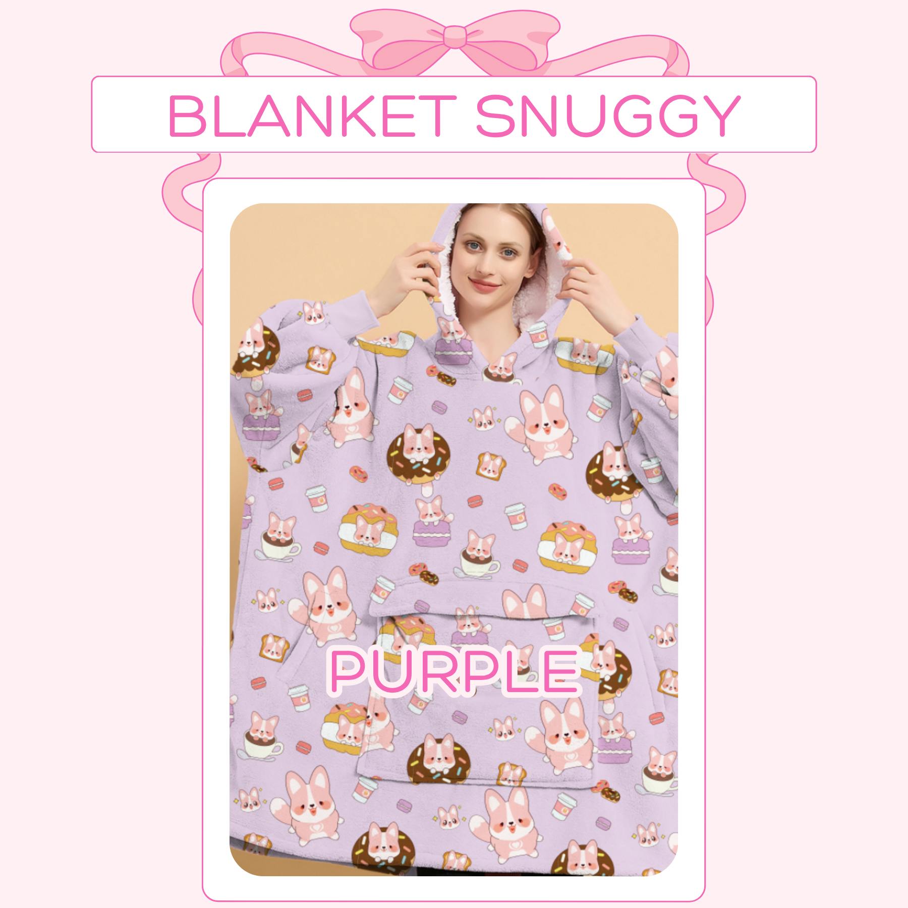 Purple Blanket Snuggy