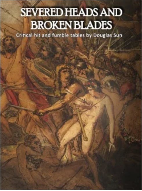 Severed Heads and Broken Blades — softcover print copy