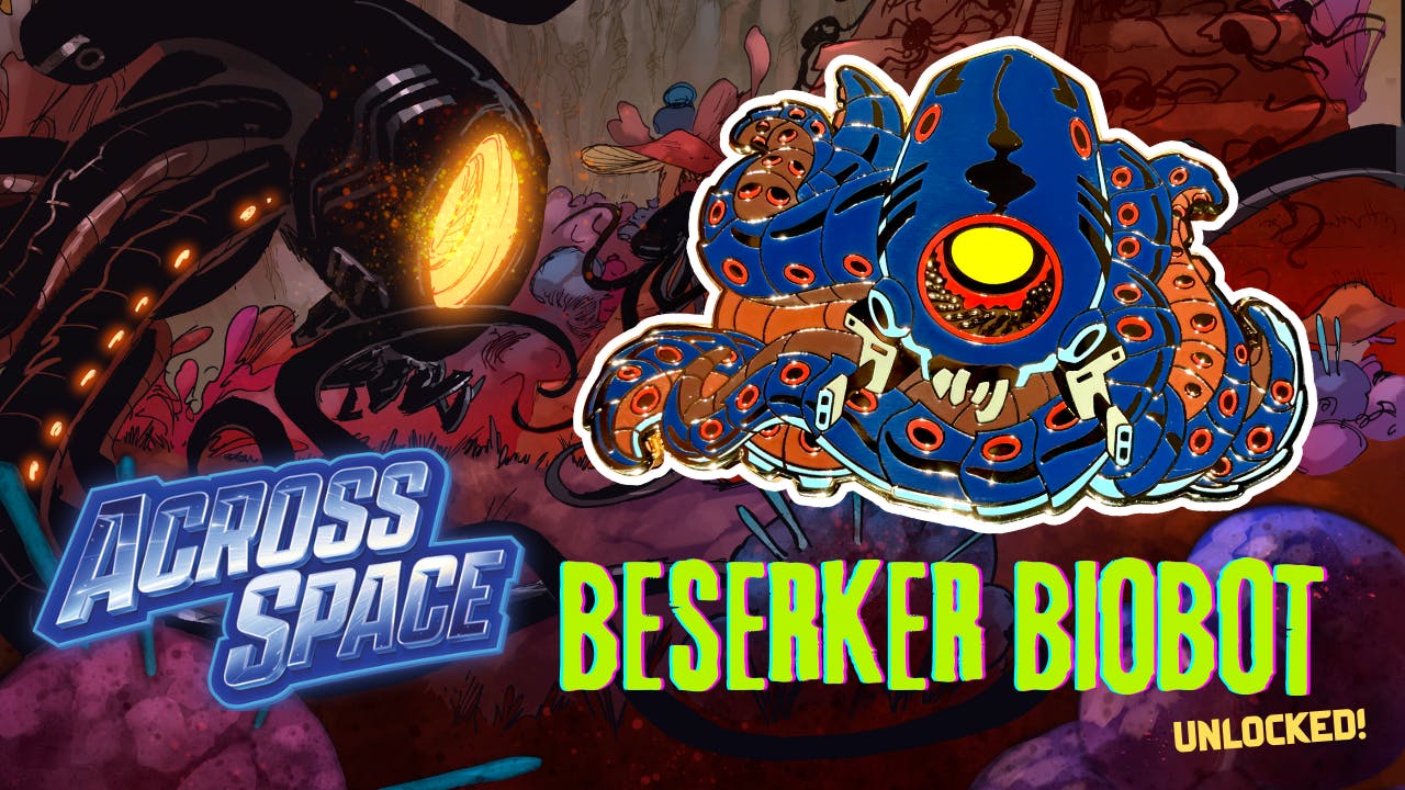 Across Space Bot Pin Set